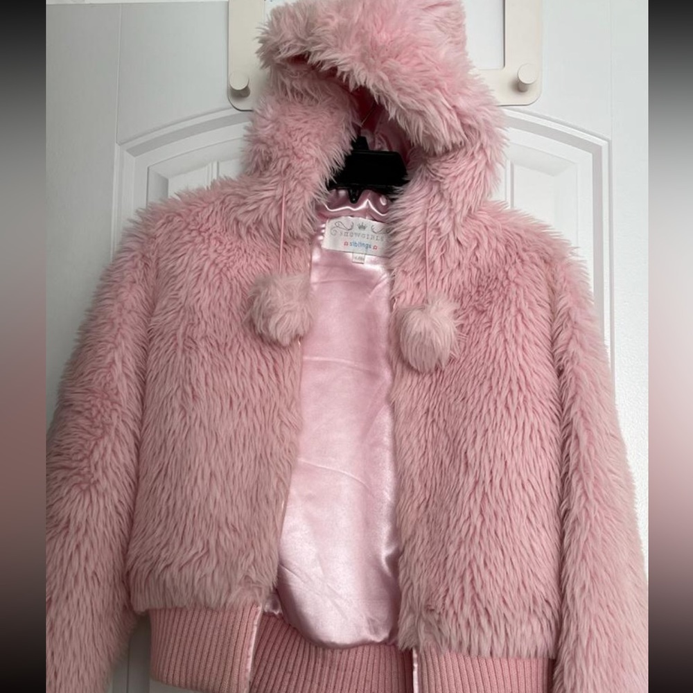 Fluffy Pink Jacket